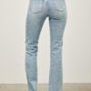 Mid-Rise Flare Jeans with Released Hem
