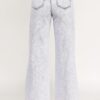 High-Rise Wide-Leg Jeans – Acid Grey Wash
