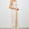 High-Rise Western-Print Barrel-Leg Jeans