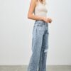 Mid-Rise Relaxed Straight Jeans – Distressed (Plus Size)