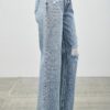 Mid-Rise Relaxed Straight Jeans – Distressed (Plus Size)