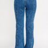 High-Rise Bell Bottom Jeans with Seam Detail