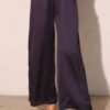 Hammered Satin Pocket Pants – Soft Shimmer, Made in USA