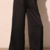 Hammered Satin Pocket Pants – Soft Shimmer, Made in USA