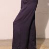 Hammered Satin Pocket Pants – Soft Shimmer, Made in USA