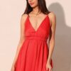 Washed Satin Crepe Cami Skater Dress – Made in U.S.A.