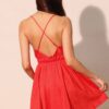 Washed Satin Crepe Cami Skater Dress – Made in U.S.A.