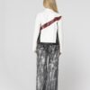 PU Leather Colorblock Jacket – High Neck