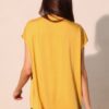 Washed Poly Silk Tulip Tunic Top – Tulip Hem