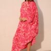 Chasing Petals One-Sleeve Dress – Floral Print