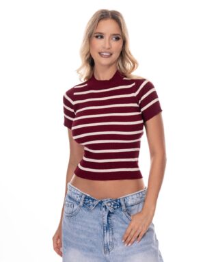Striped Shirt – Stretch-Blend Classic Fit