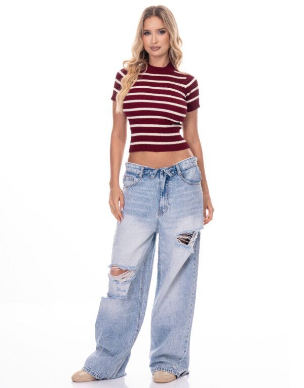 Striped Shirt – Stretch-Blend Classic Fit