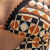 Boho Geometric Cut-Out Monokini – Nylon-Spandex