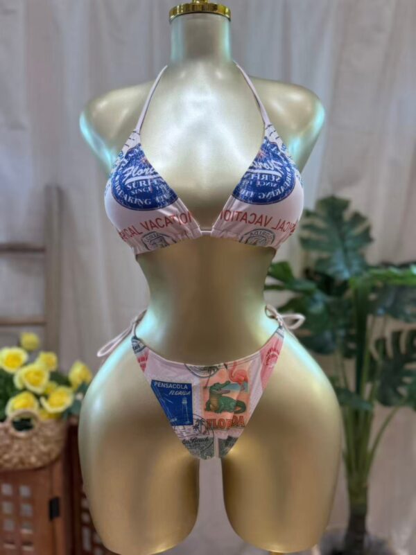 Sunstamp Triangle Bikini – Postcard Print
