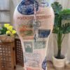Mesh Midi Skirt with Vintage Postcard Print