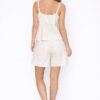 100% Linen Cami & High-Waist Shorts Set