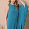 Matte Crepe One-Sleeve Dress – Asymmetrical