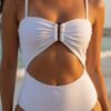 Hollow Cut-Out One-Piece Swimsuit – Sculpted Silhouette