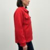Casual Textured Jacket with Snap-Front Collar