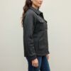 Onque Casual Textured Jacket – Collared Snap Front