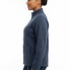 Onque Textured Mock-Neck Jacket – Front Zip