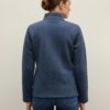 Onque Textured Mock-Neck Jacket – Front Zip