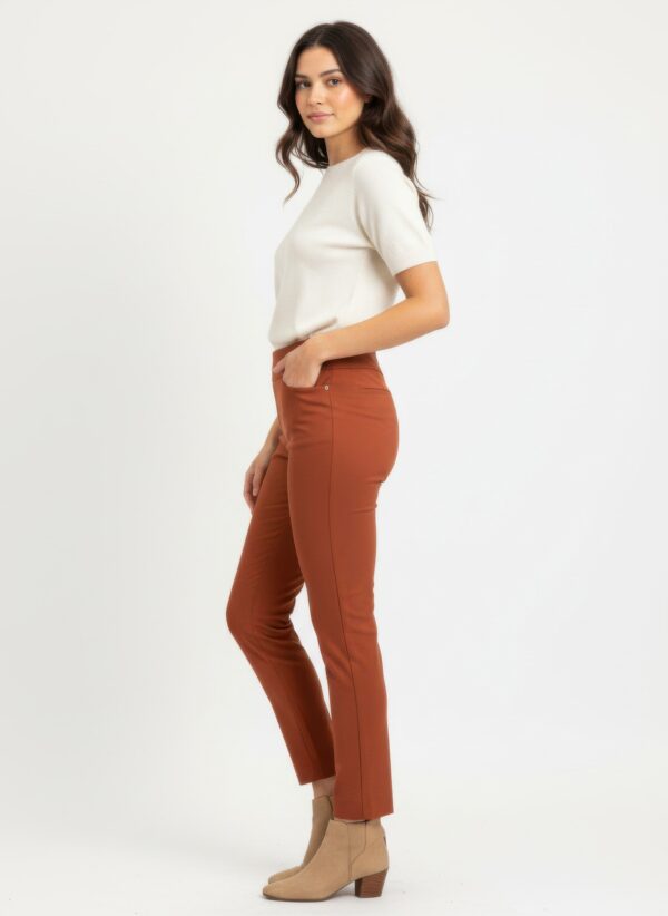 Rio & Rian Pullover Sweater with Sheer Printed Sleeves