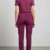 Tailored Pull-On Ankle Pants with Hem Slits