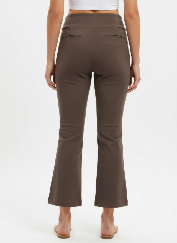 Pull-On Bootcut Pants with Stretch Front Pockets