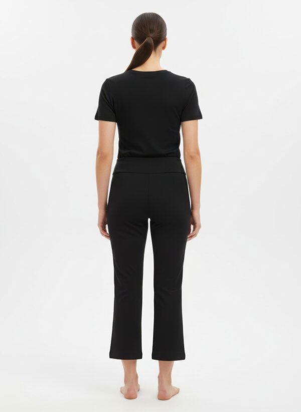Pull-On Bootcut Pants with Stretch Front Pockets