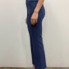 Solid Pull-On Bootcut Pants with Front Pockets