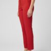 Zac & Rachel Ruffle-Pocket Slim Ankle Pants