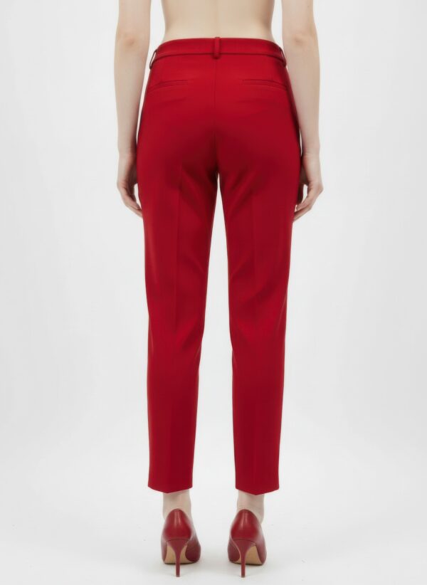 Zac & Rachel Ruffle-Pocket Slim Ankle Pants