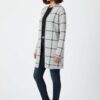 Open Cardigan Sweater – Autumn-Print Lightweight Knit