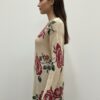 Pullover Sweater with Crochet Floral Tunic V-Neck