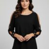 Cable & Gauge Grommet-Trim Pullover Sweater
