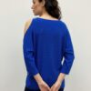 Cable & Gauge Pullover Sweater with Grommet Sleeves