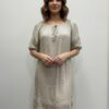 Mlle Gabrielle Crochet-Trim Short Sleeve Dress