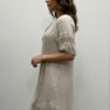 Mlle Gabrielle Crochet-Trim Short Sleeve Dress