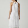 Mlle Gabrielle Sleeveless Dress with Gold Necklace Detail