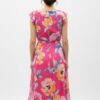 Shelby & Palmer Floral Ruffle-Sleeve Dress
