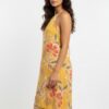 Mlle Gabrielle Floral High-Low Sleeveless Dress