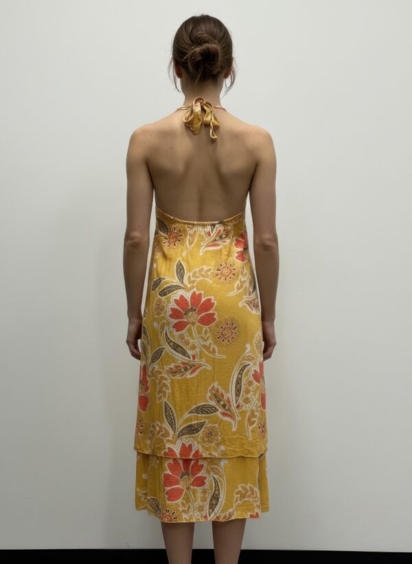 Mlle Gabrielle Floral High-Low Sleeveless Dress