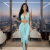 Body-con Midi Dress – Vibrant Stretch Jersey