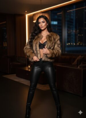 Shaggy Voluminous Long-Pile Faux Fur Jacket