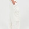 Mineral Wash Wide-Leg Cargo Pants – High Rise