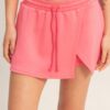 Wrap-Front A-Line Skort with Built-In Shorts