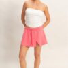 Wrap-Front A-Line Skort with Built-In Shorts