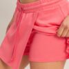 Wrap-Front A-Line Skort with Built-In Shorts