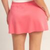 Wrap-Front A-Line Skort with Built-In Shorts